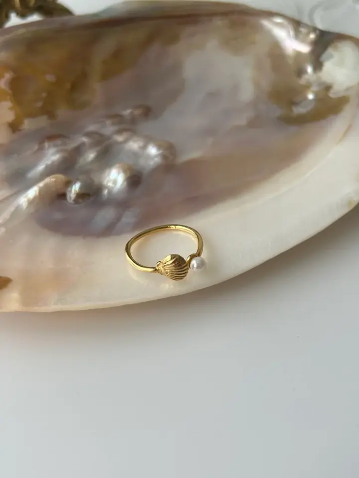 İncili İstiridye Yüzük