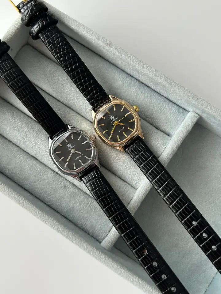 Siyah Deri Kordon Saat