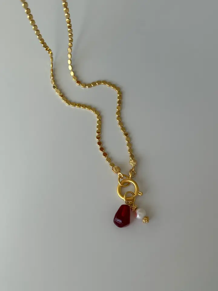 Nar Tanesi/İnci Charm Kolye