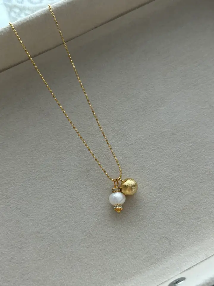 Antik Dorika/İnci Charm Kolye