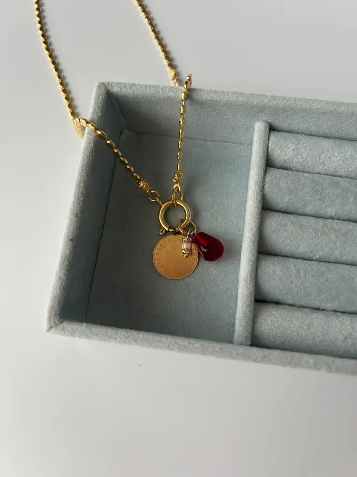 Altın/Charm Takılabilir/Çıkartılabilir Zincir Kolye