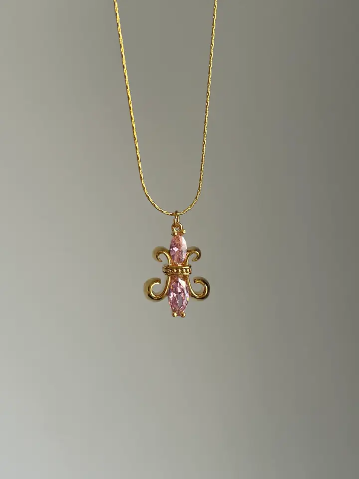 Fransız Zambağı Charm Kolye