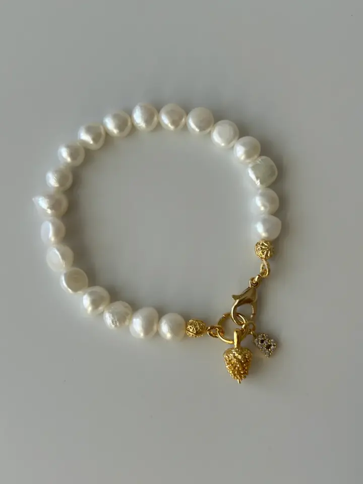 Kozalak Charm İnci Bileklik