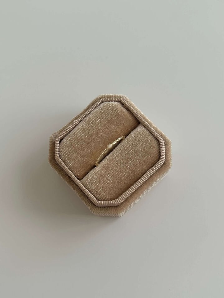 925 Ayar Gümüş Minimal Baget Burgu Yüzük