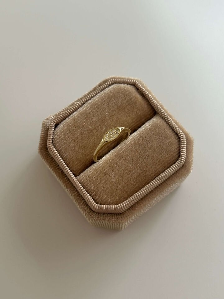 925 Ayar Gümüş Serçe Parmak Yüzük