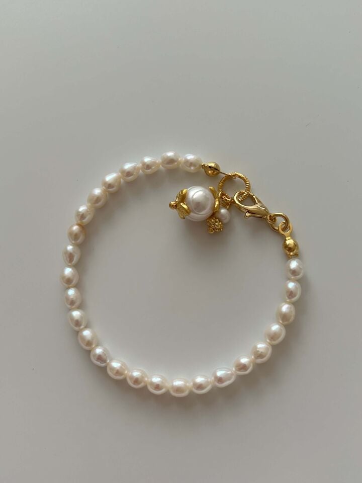 -PEARLY AURA- Serisi İnci Bileklik
