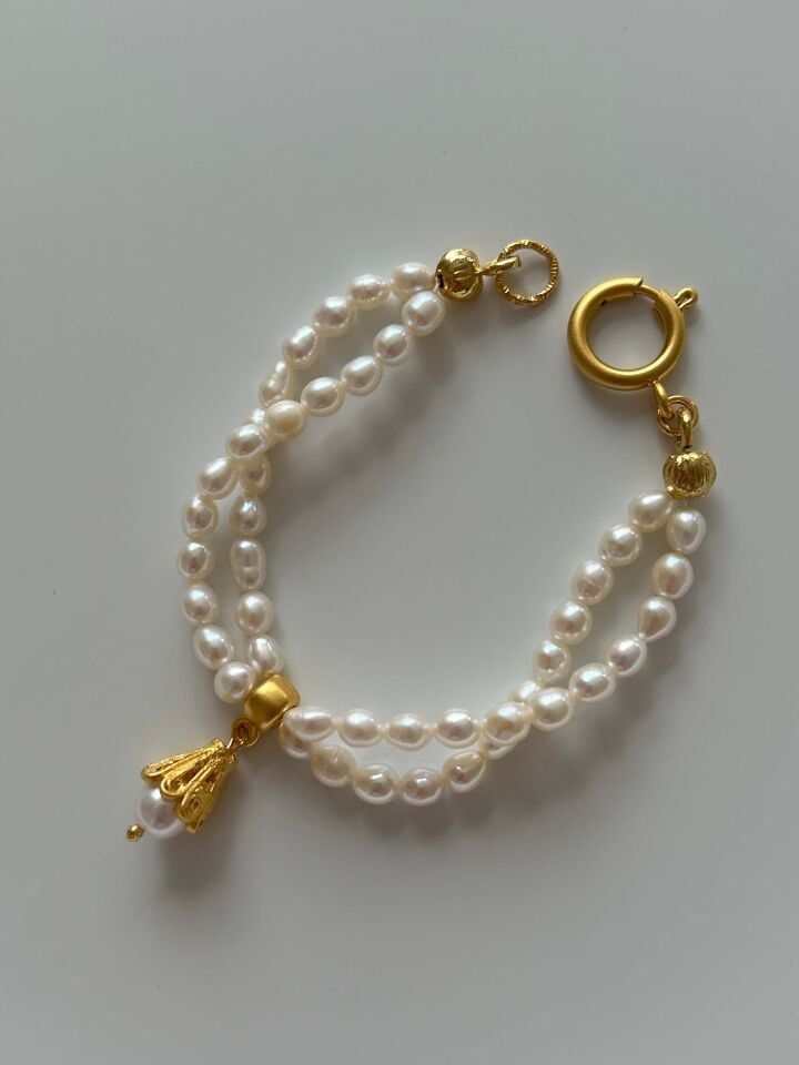 -PEARLY AURA- Serisi İnci Bileklik