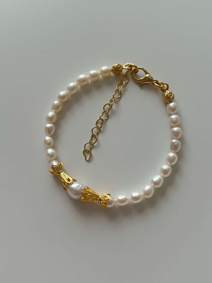 -PEARLY AURA- Serisi İnci Bileklik