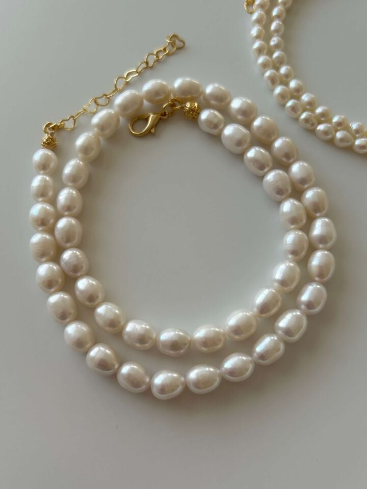 -PEARLY AURA- Serisi İnci Kolye